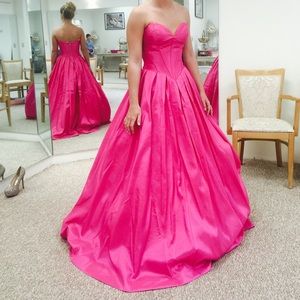 Sherri Hill Satin Ball Gown